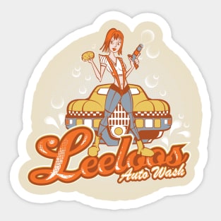 Leeloo's Auto Wash Sticker